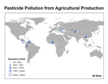 Areas of Pesticide Pollution