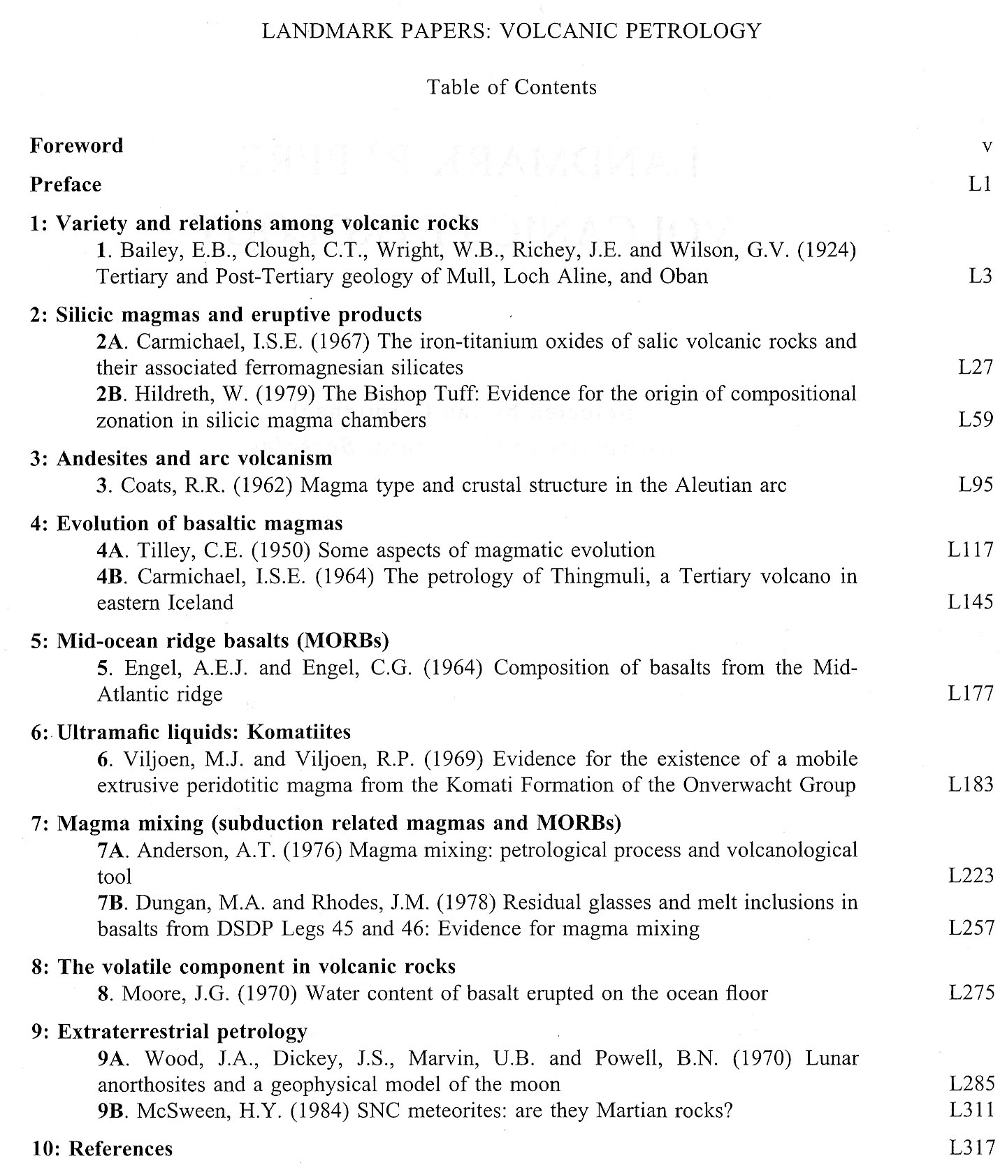 Abstract papers research volcano