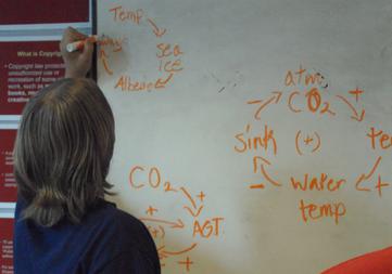Feedbacks and causal loop diagrams in the climate system