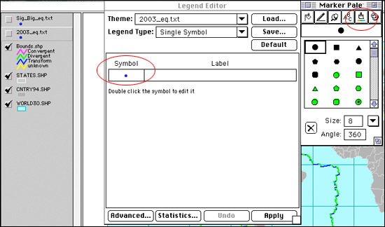 Open the Legend Editor to edit the symbol