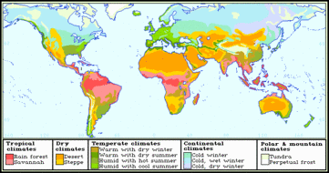 climate patterns map