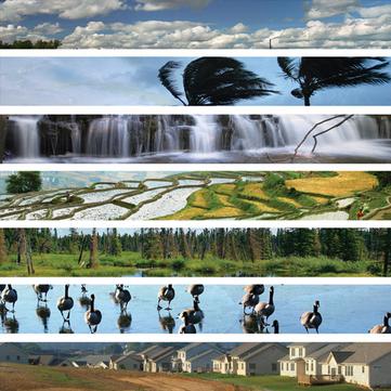 montage from our changing planet