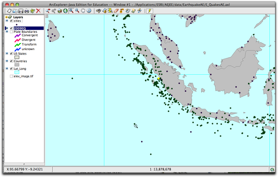 cities layer added