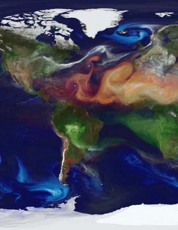 Atmospheric Particle Streams