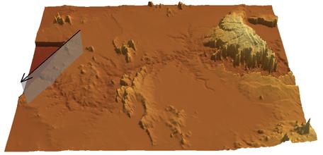 WILSIM-GC cross-section in perspective view