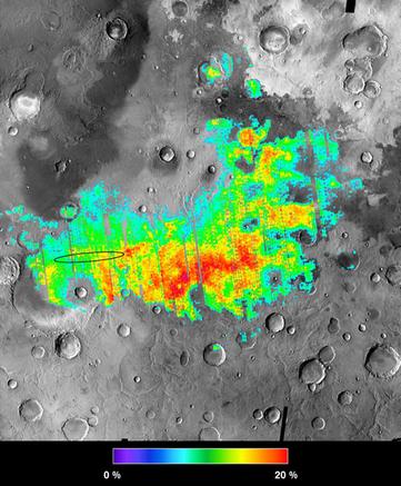 Meridiani Planum TES hematite abundance