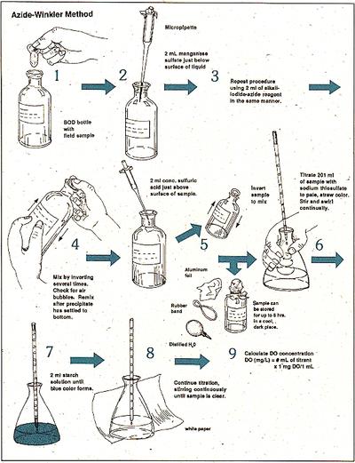 Winkler Method for measuring dissolved oxygen