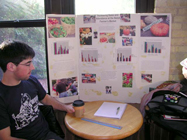 Male Student with Poster