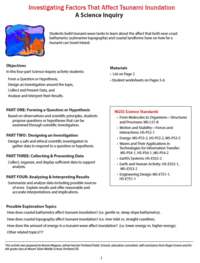 Investigating Factors That Affect Tsunami Inundation