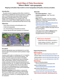 World Map of Plate Boundaries