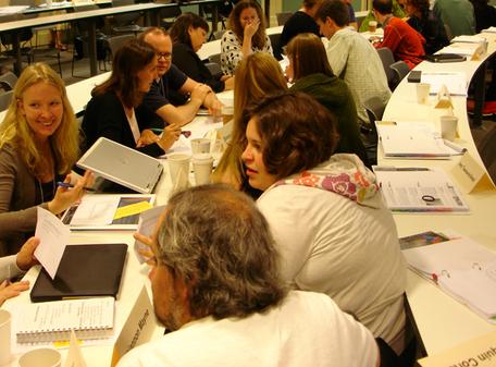 2010 Early Career workshop participants during the interactive lecture presentation