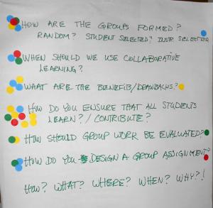 poster 2, collaborative learning session, 2011 MPG workshop