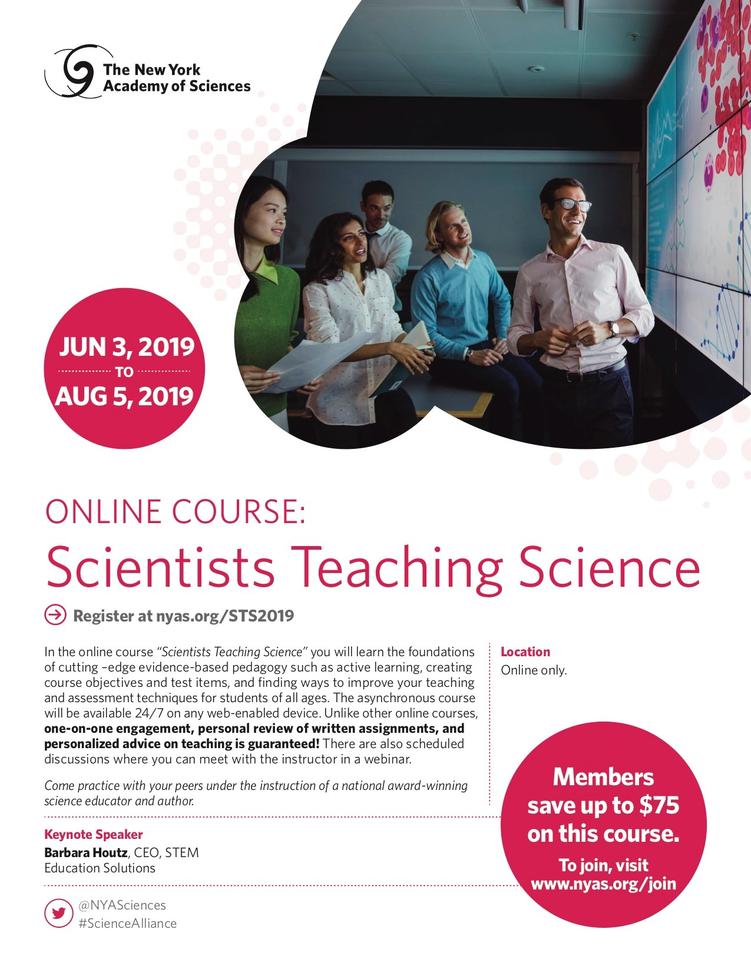 Scientists Teaching Science Online Course