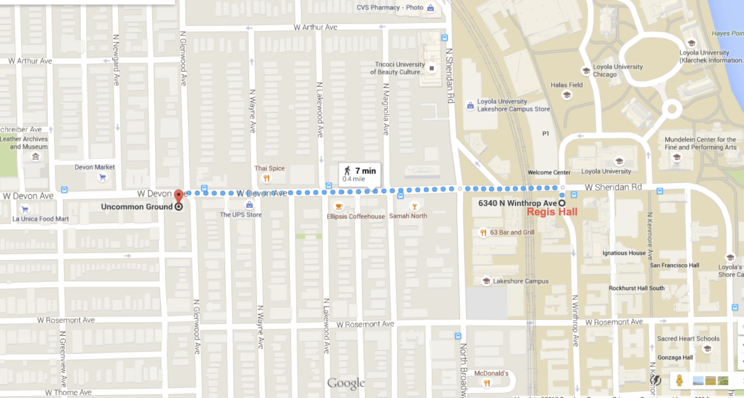 Suggested winding-down location