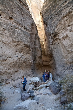 Slot canyon trail tent rocks trail