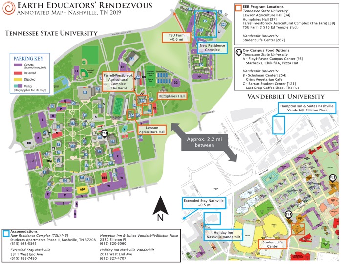 tennessee state university campus map