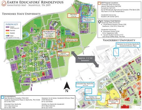 tennessee state university campus map Travel And Accommodations tennessee state university campus map