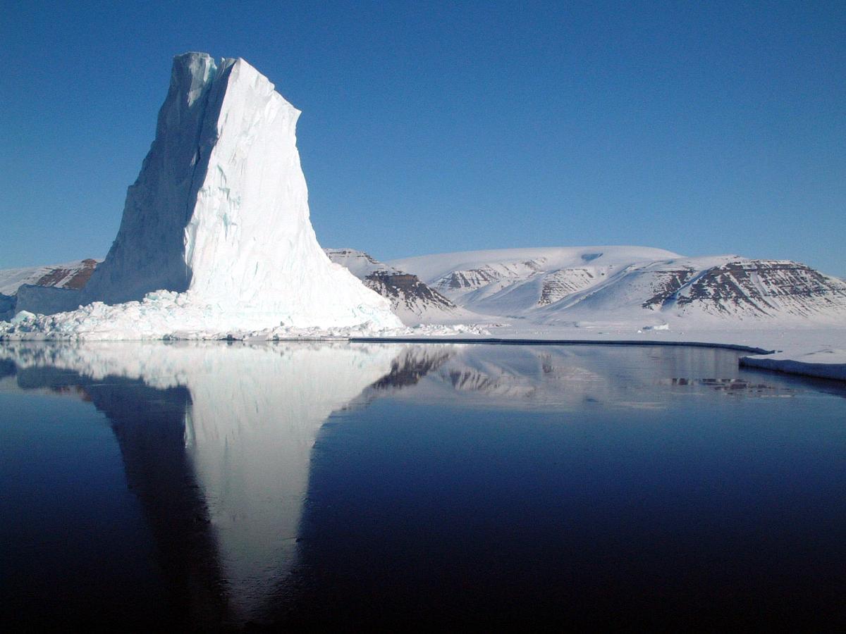 An iceberg