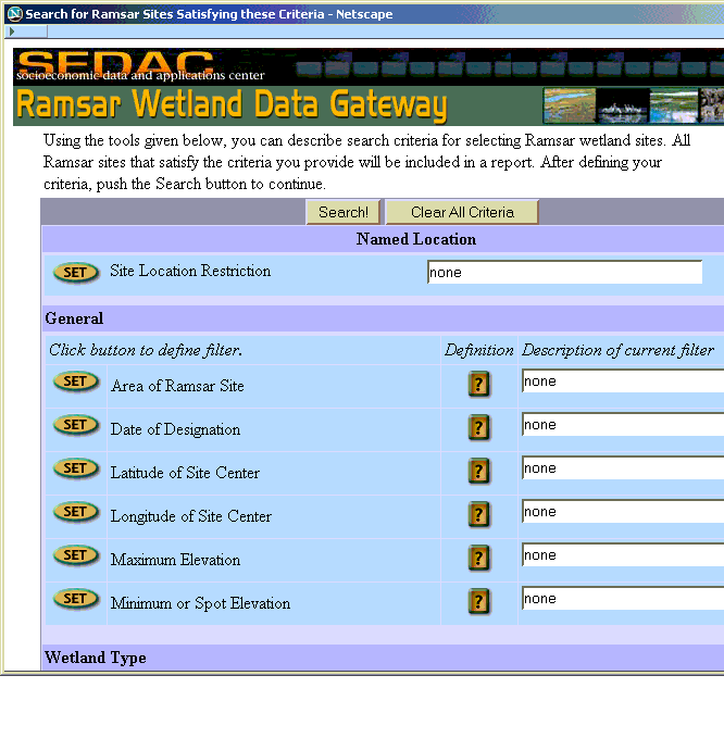 Part 1—Load Gateway and Select Criteria