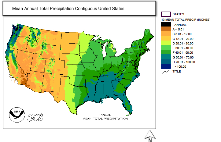 Climate Map Of The Us – Map Vector