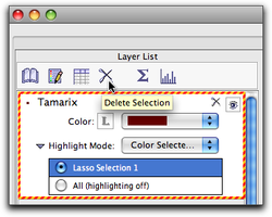 6 delete selection menu