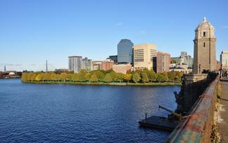 Charles river in Boston, MA