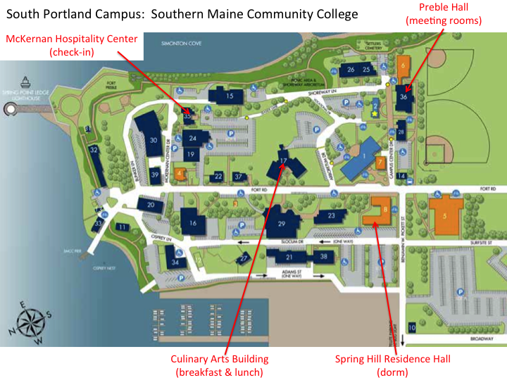 University Of Southern Maine Portland Campus Map - Printable Maps Online