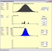 online statbook sampling distributioms applet