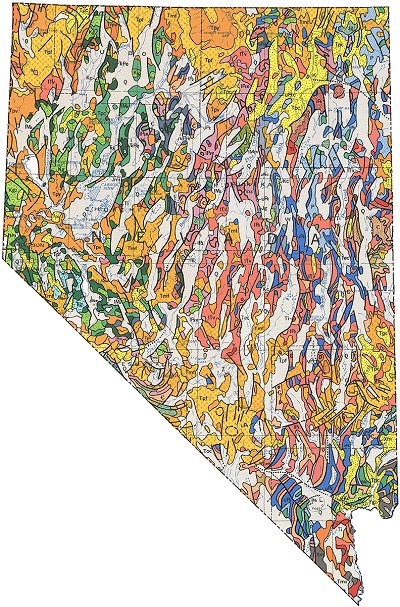 Thematic Data Resources - state geological survey maps bedrock geologic map of nevada