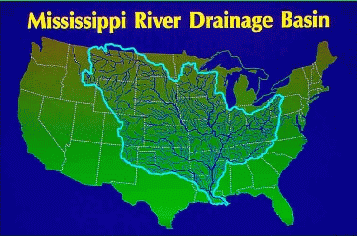 mississippi drainage river delta katrina flood water update again hurricane details research education