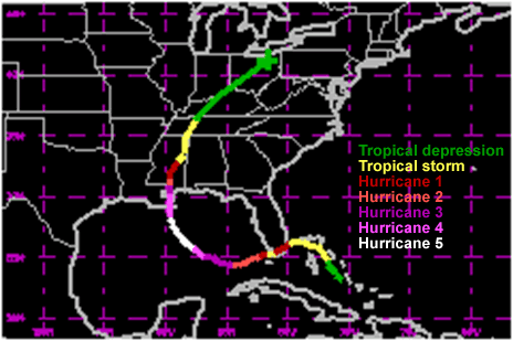 katrina hurricane track