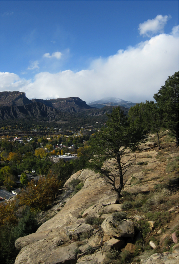 Animas River valley in Durango