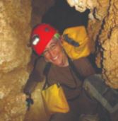 Picture of Laura Rosales caving