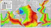 world bathymetric map